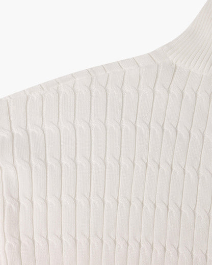 Courmayeur Cable Half Zip Sweater