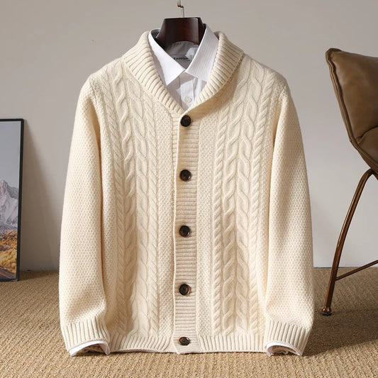 Cotswold Merino Cable Cardigan