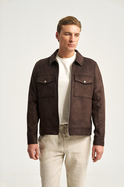 Chamonix Faux Suede Jacket