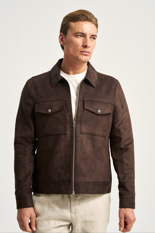 Chamonix Faux Suede Jacket