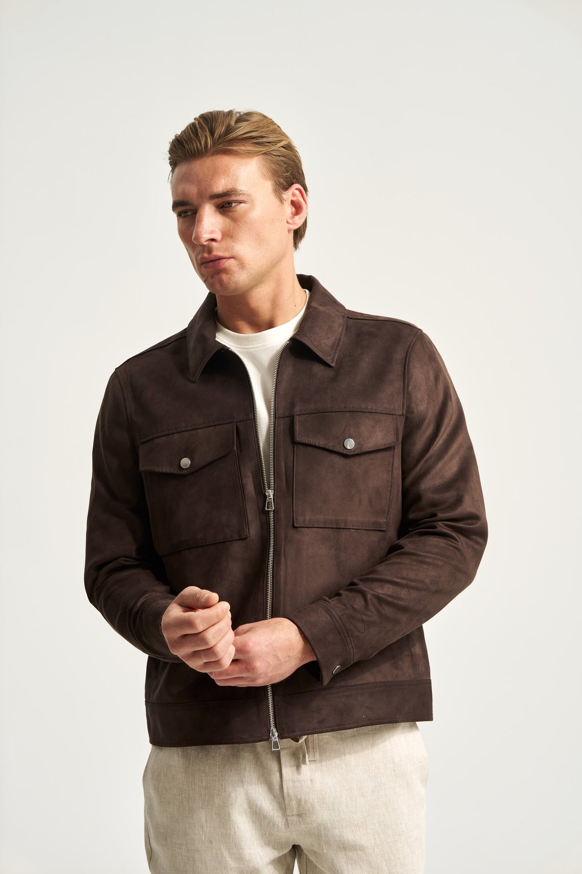 Chamonix Faux Suede Jacket