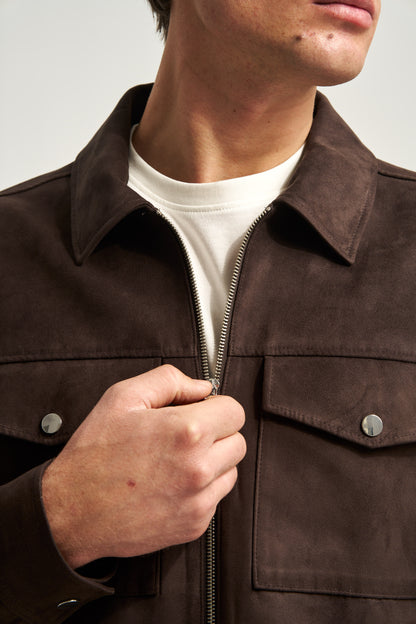 Chamonix Faux Suede Jacket