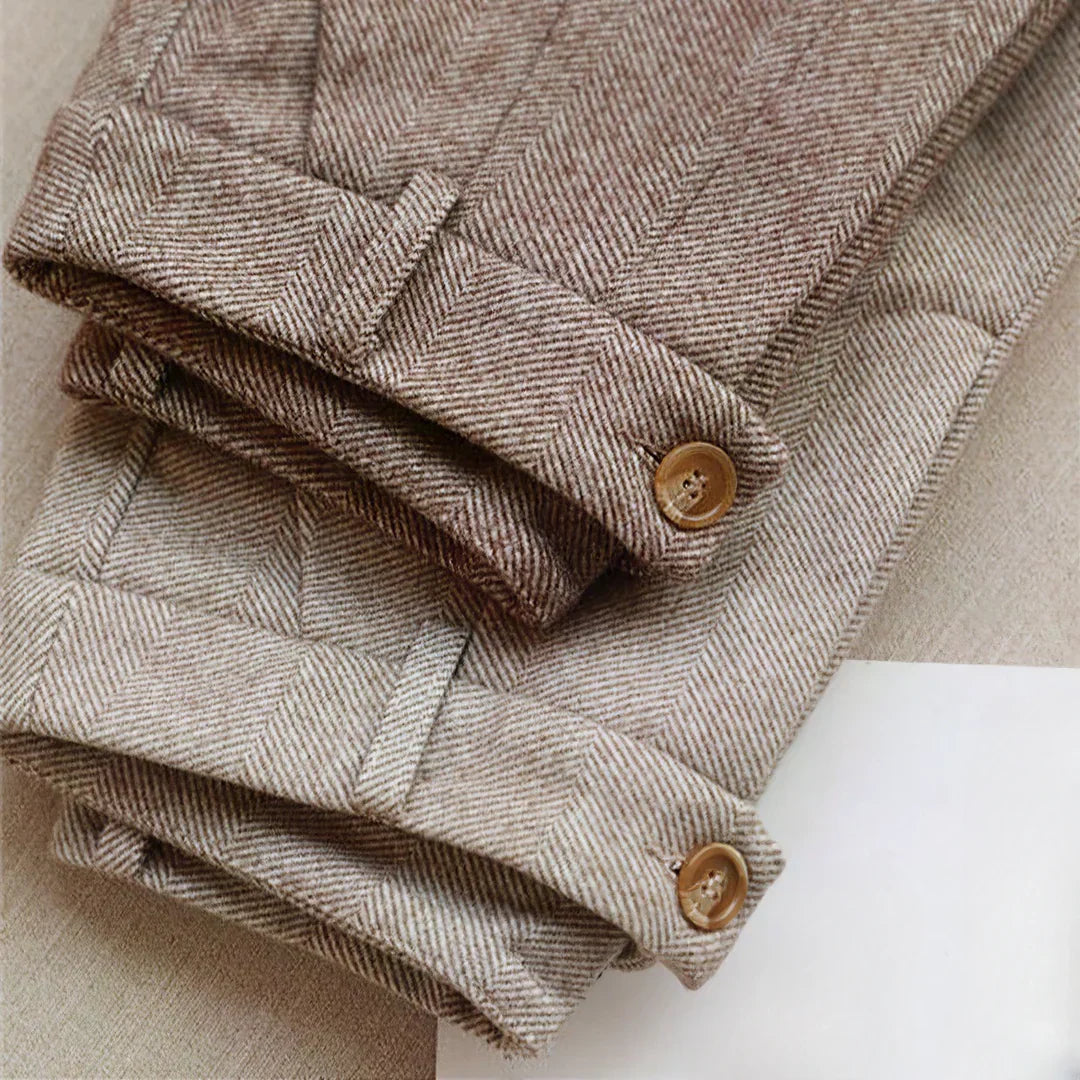 Asiago Herringbone Trousers