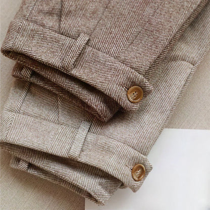 Asiago Herringbone Trousers