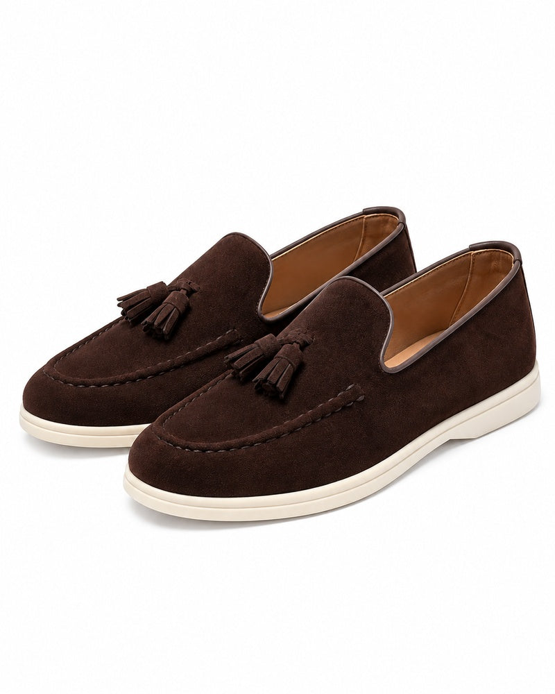 Lucerne Suede Tassel Loafers
