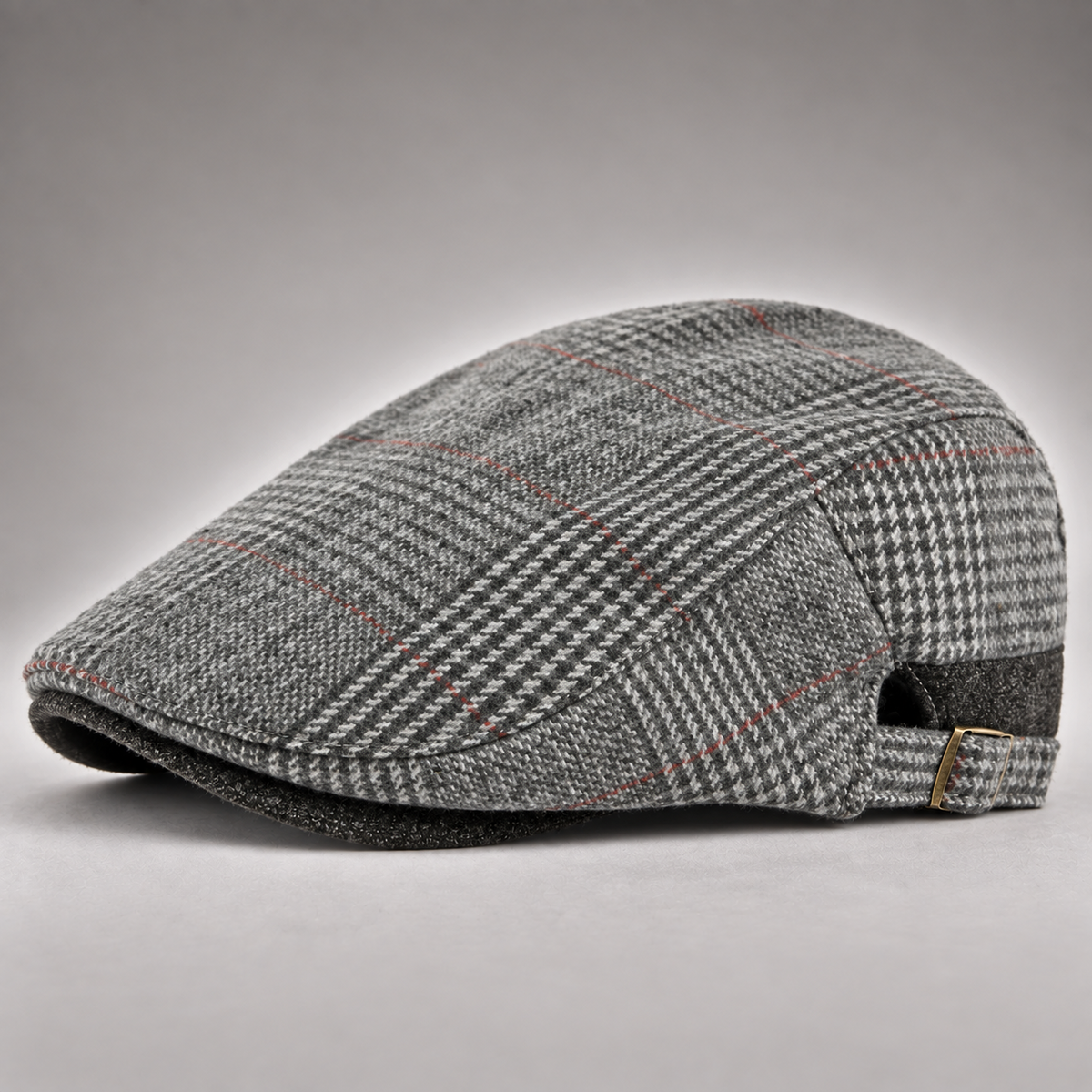 Weston Plaid Wool Driving Cap