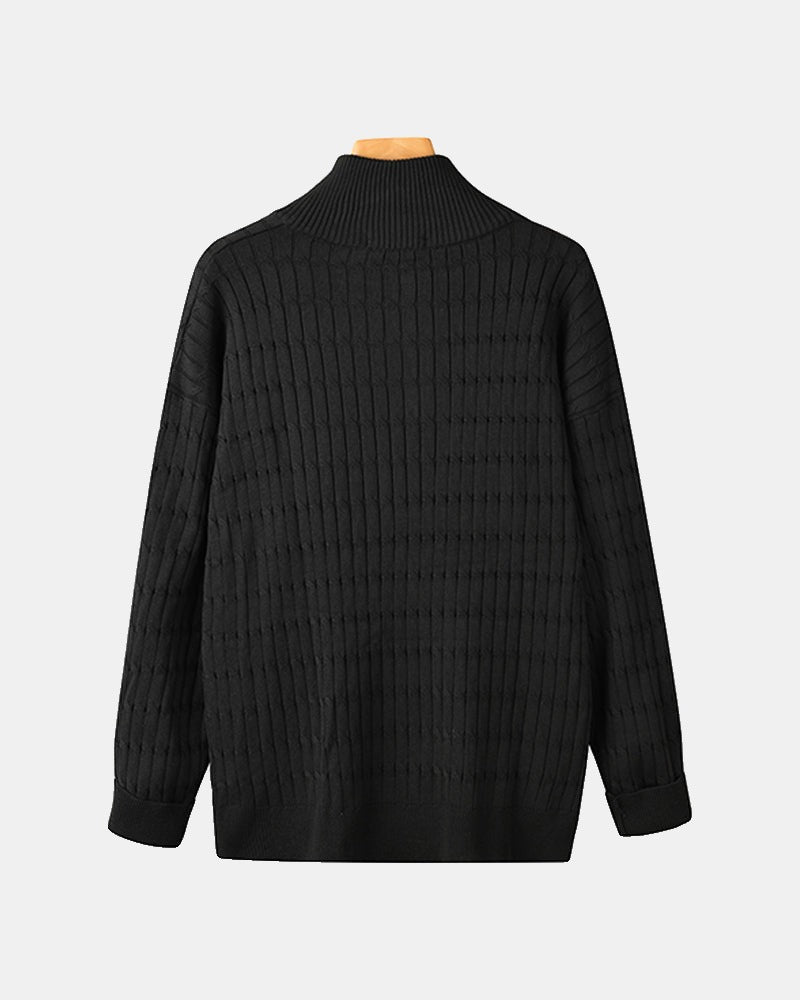 Courmayeur Cable Half Zip Sweater