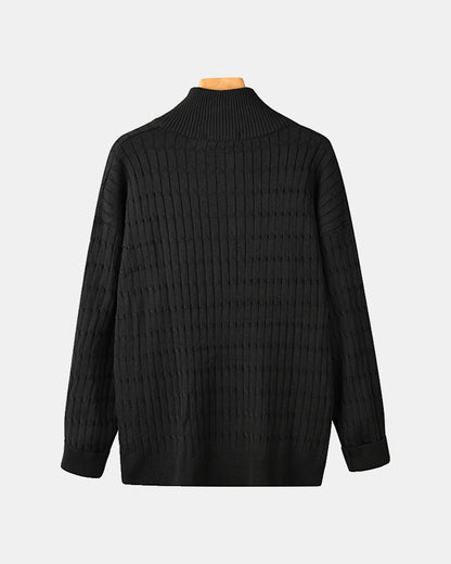 Courmayeur Cable Half Zip Sweater