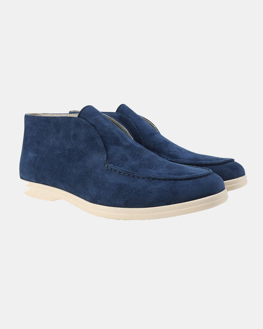 High Suede Loafers