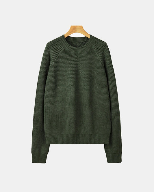 Kaprun Ribbed Mock Neck Sweater