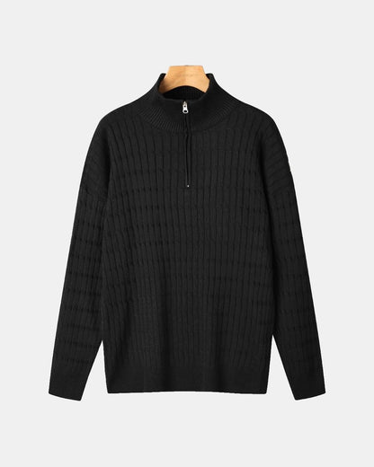 Courmayeur Cable Half Zip Sweater
