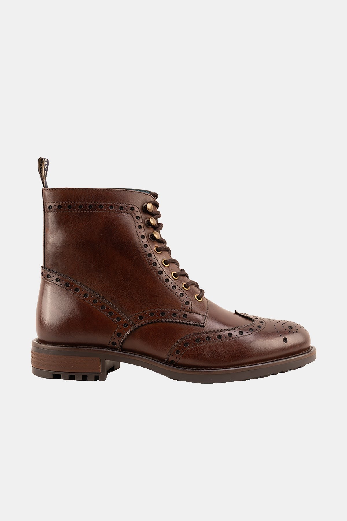 Harrogate Brown Brogue Boots
