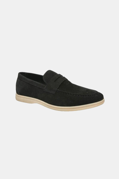 Lucca Suede Leather Loafers