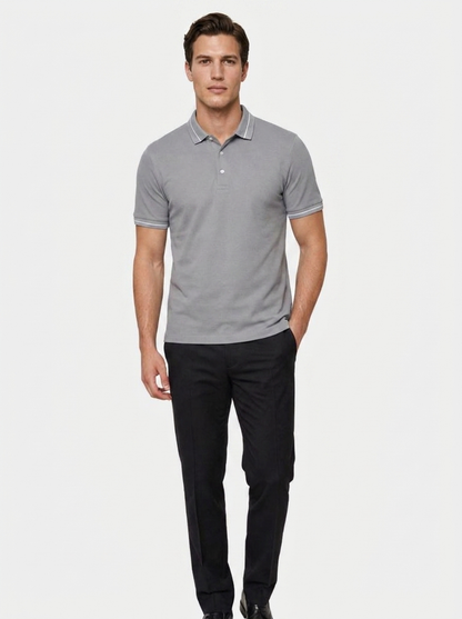 Steel Grey Polo - Montierri