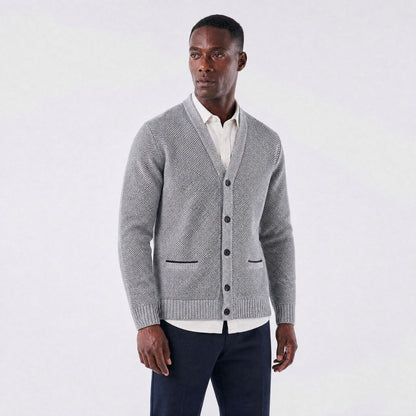 Kendal Plaid-Lined Cardigan