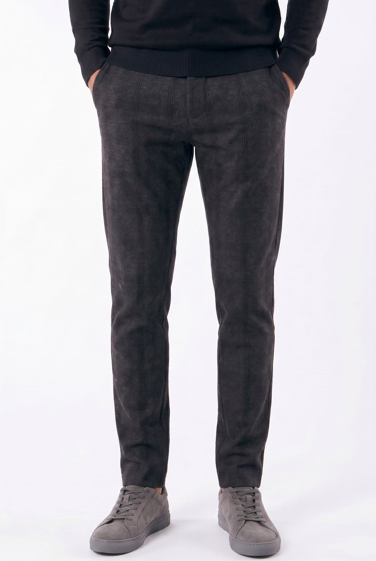 Lecco Check Tailored Trousers