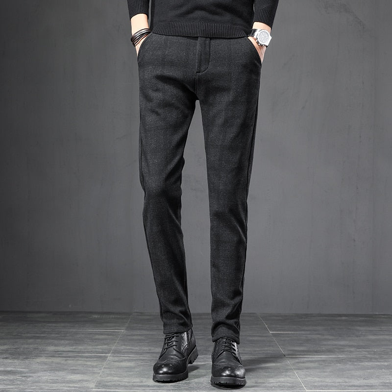 Lecco Check Tailored Trousers
