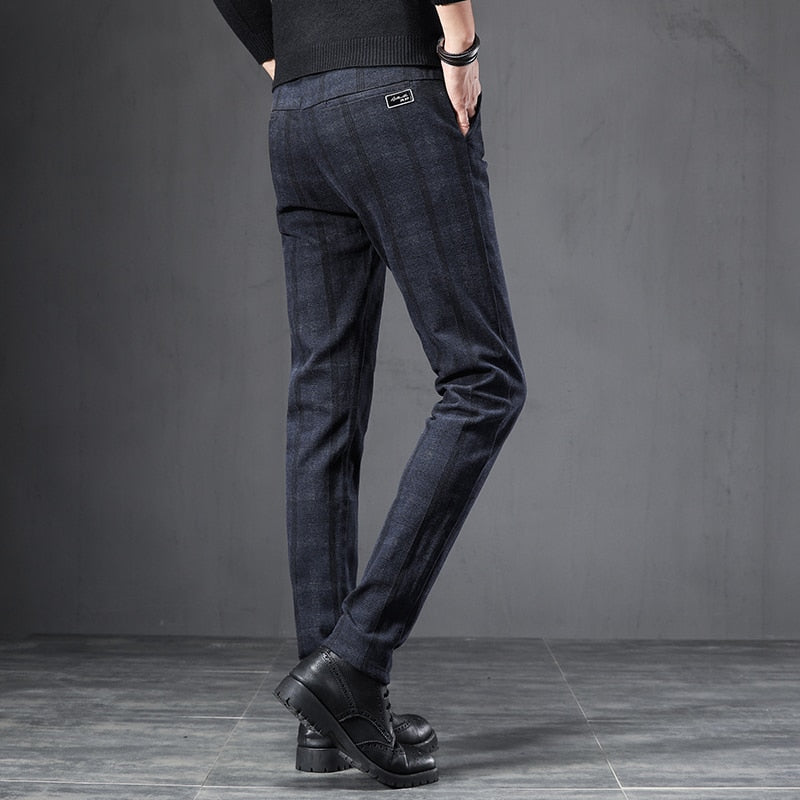 Lecco Check Tailored Trousers