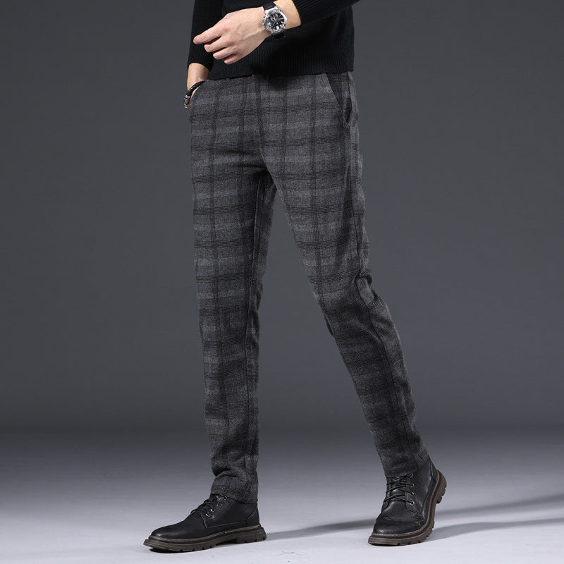 Lecco Check Tailored Trousers