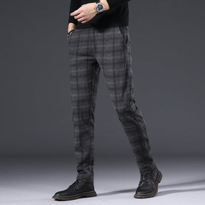Lecco Check Tailored Trousers