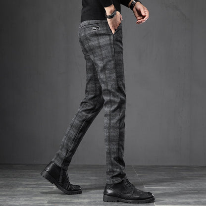 Lecco Check Tailored Trousers