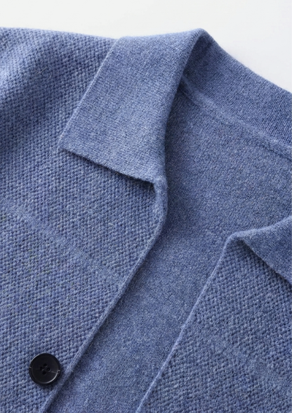 Genoa Merino Wool Button Overshirt