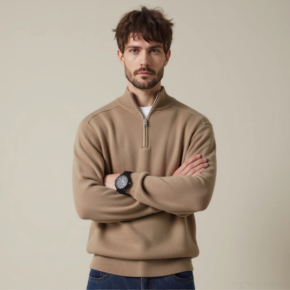 Lugano Merino Wool Half Zip