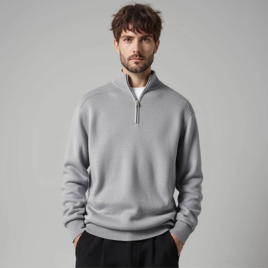Lugano Merino Wool Half Zip
