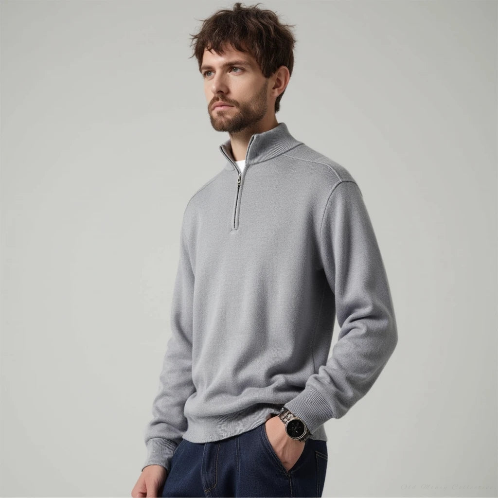 Lugano Merino Wool Half Zip