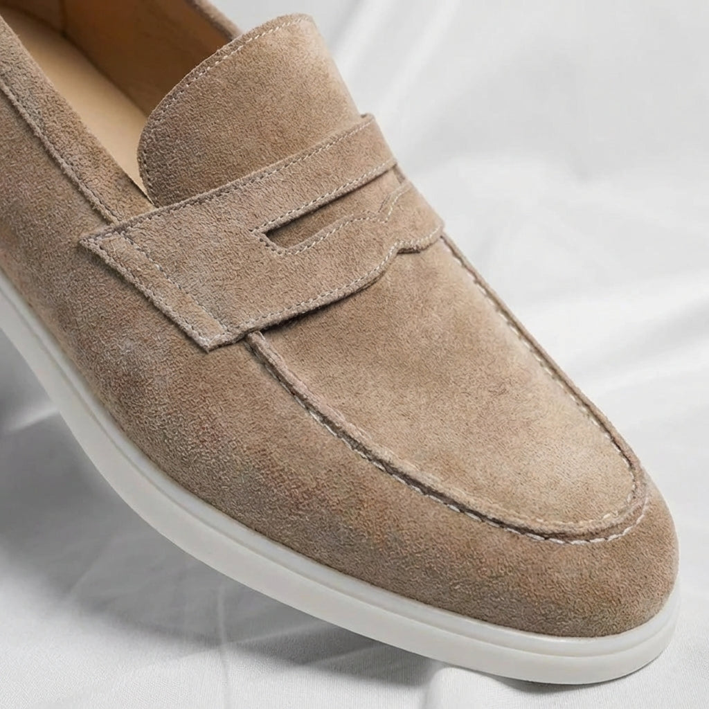 Sintra Suede Penny Loafers