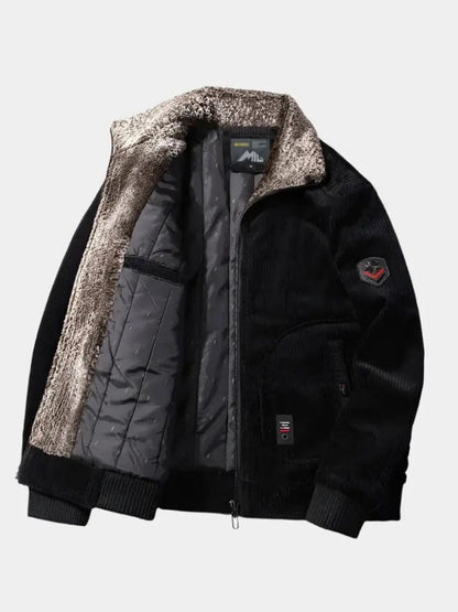 Thermal Windbreaker Corduroy Jacket - Montierri