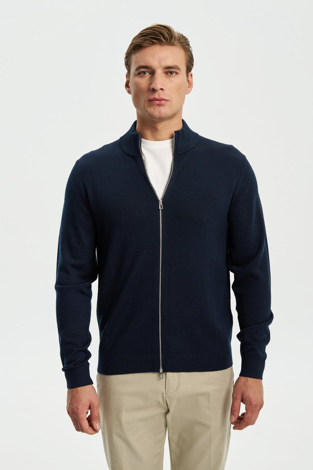 Milano Merino Zip Jumper