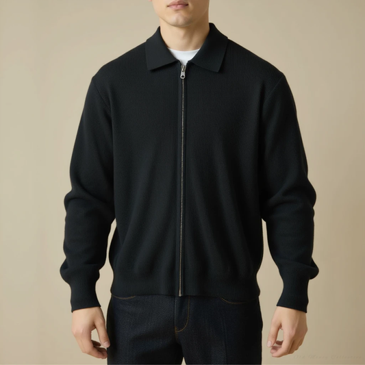 Veneto Wool Zip Sweater
