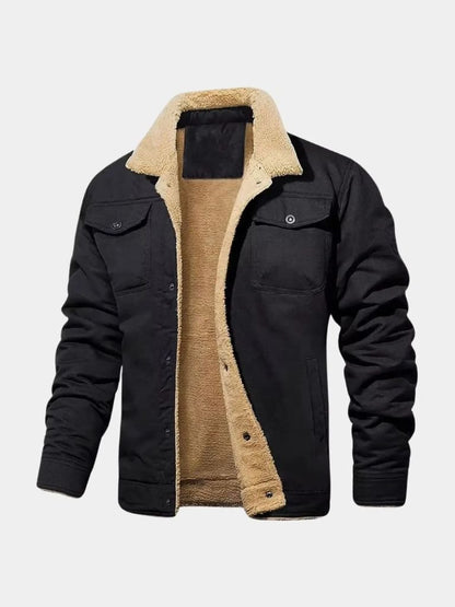 Vintage Fleece Bomber Jacket - Montierri